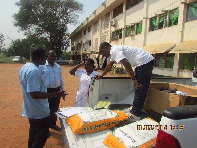 Donation delivery, 2013