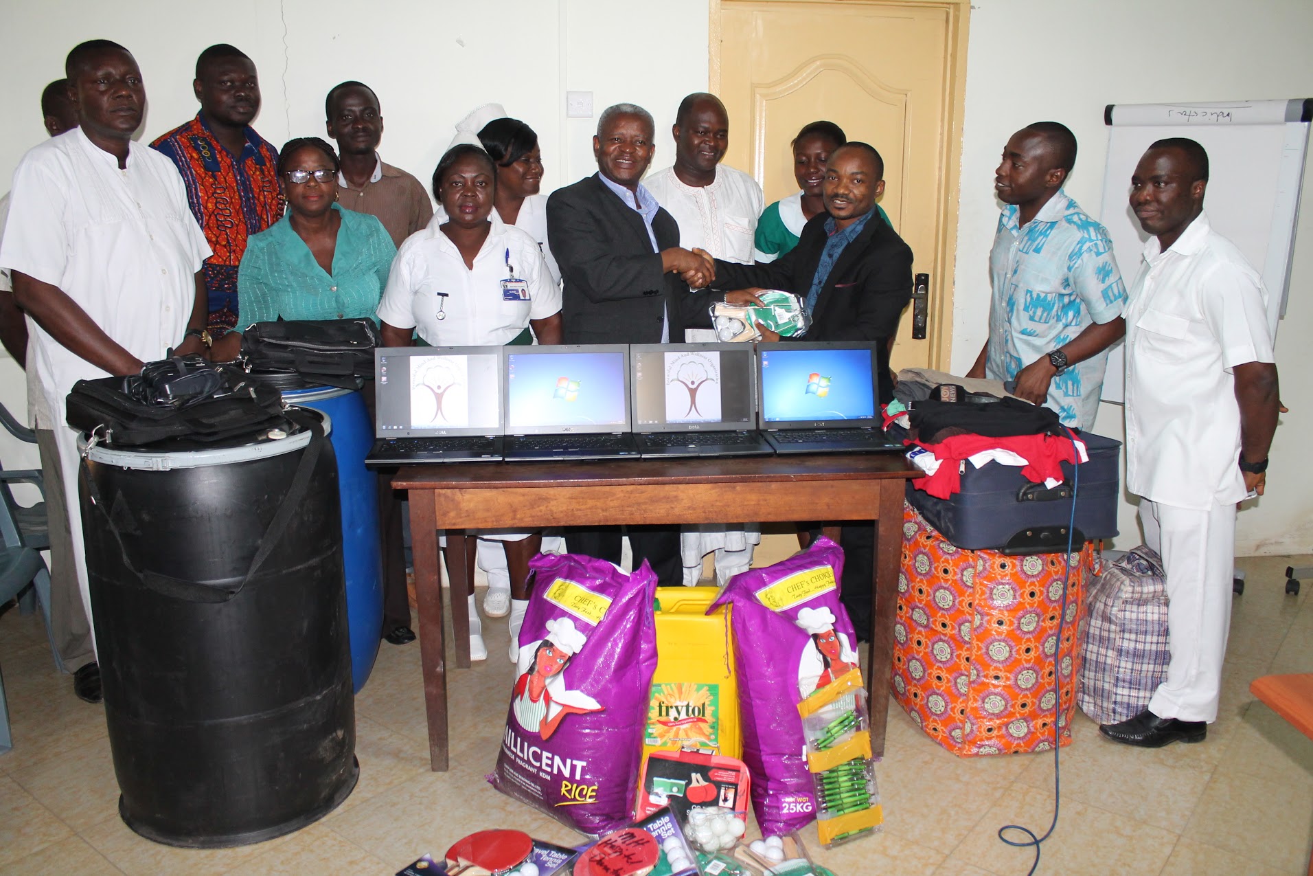 Dr. Osei Award ceremony and equipment donation